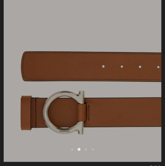 Ferragamo Fixed Gancini Belt - Picture 2 of 3